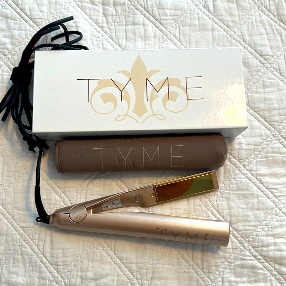 TYME Iron Original Hair Straightener/Curler w/box